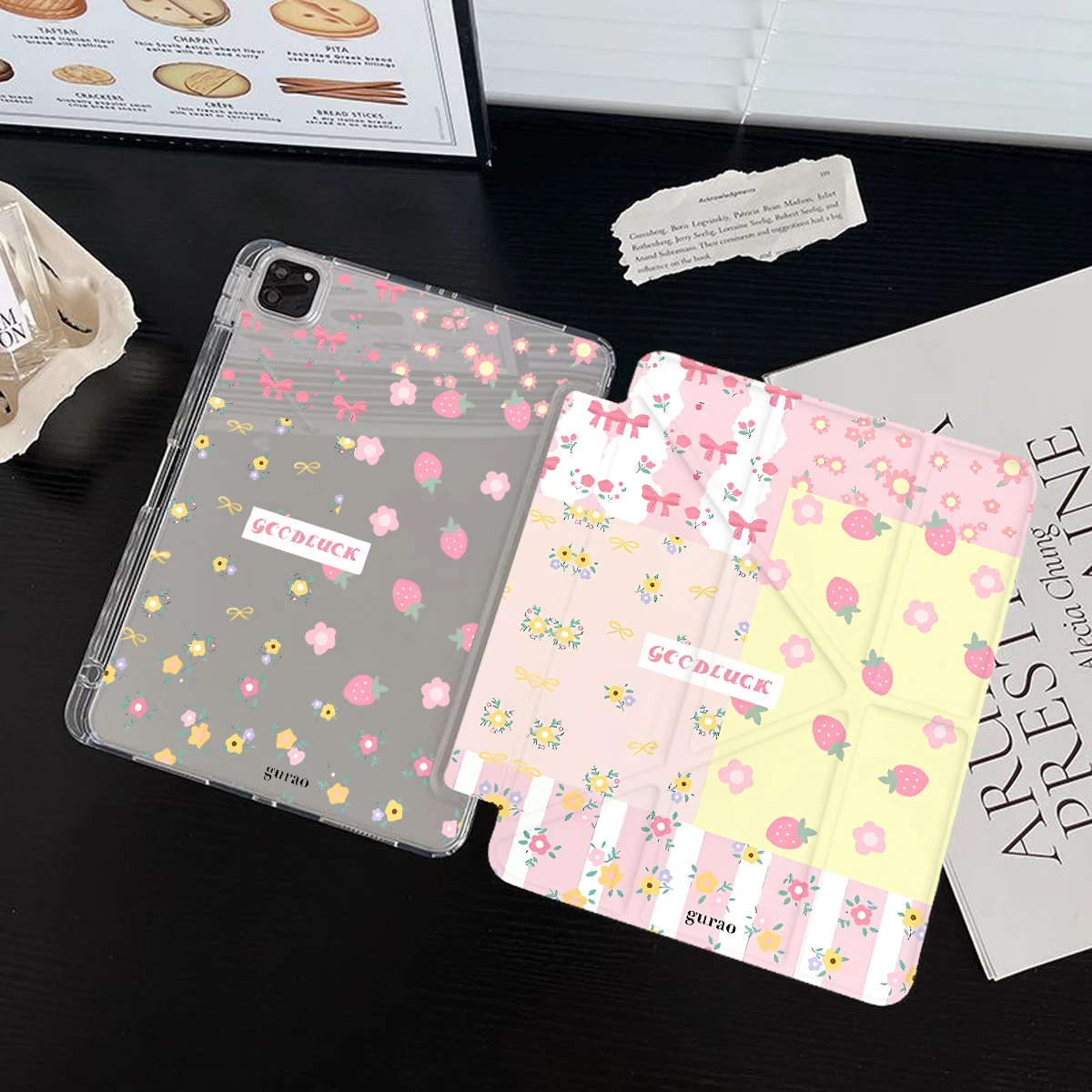 Y Fold Tablet Case For SamsungS9S10 Plus 12.4 iPad 11th 2025 iPad10.2 7/8/9th Air11 2024 iPad 4/5th 10.9 SamsungS7S8S9 11