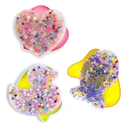 1 PC Skin Picking Pad Fidget Toys Heart/Duck/Round Picky Pad Sensory Toys Stress Relief Picking Pocket Pad Squeezing Fidget Toys