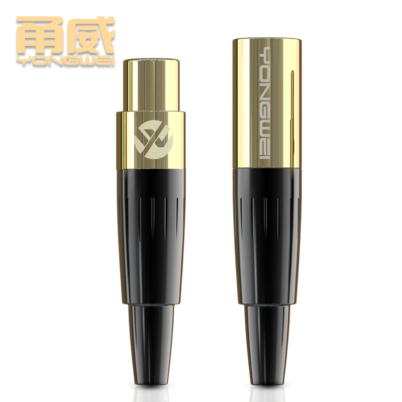 YONGWEI Mini XLR Plug Connector 3 Pin 4 Pin Louderspeaker Professional Audio Microphone Line Plug Mini Balanced XLR Male Socket