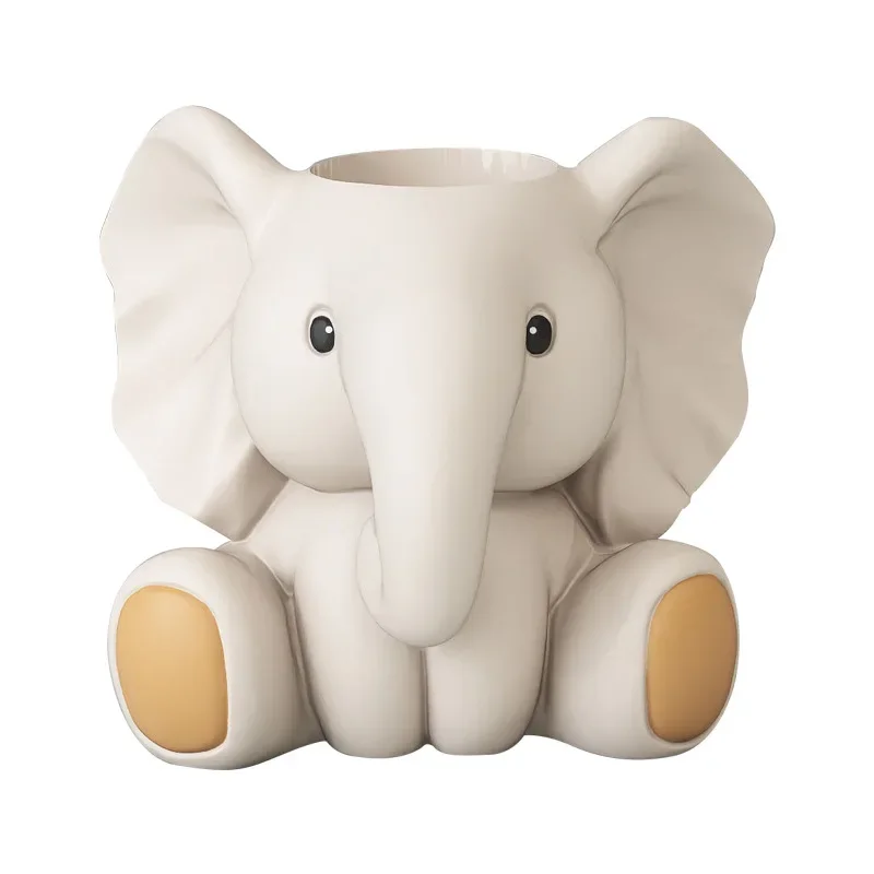 Elephant Shaped Mold Flower Pots Moulds Pencil Holder Mould Handmade Gift Decor Dropship