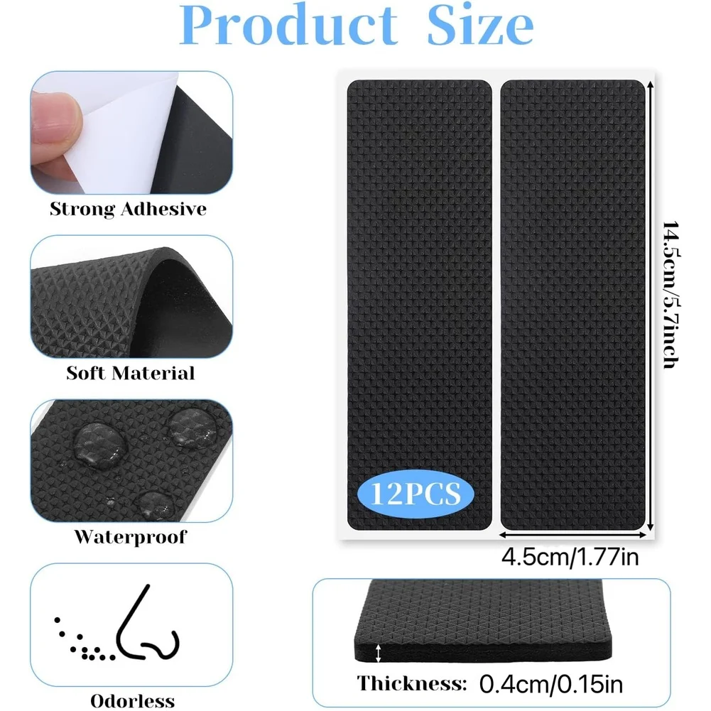 Daily Use Quieter Home 14.5*4.5*0.4cm Self-Stick Pads Furniture Noise Reduction Easy Application Quick Installation