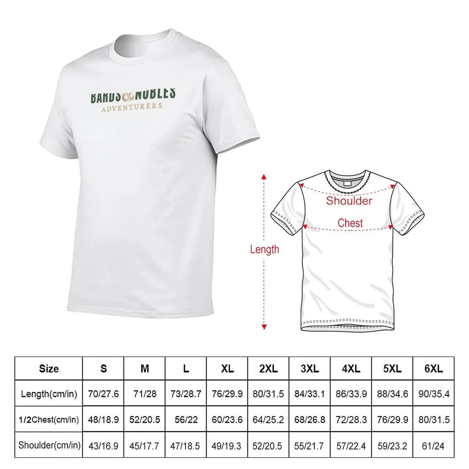 Bards & Nobles T-Shirt tees heavyweights funnys quick drying big and tall t shirts for men