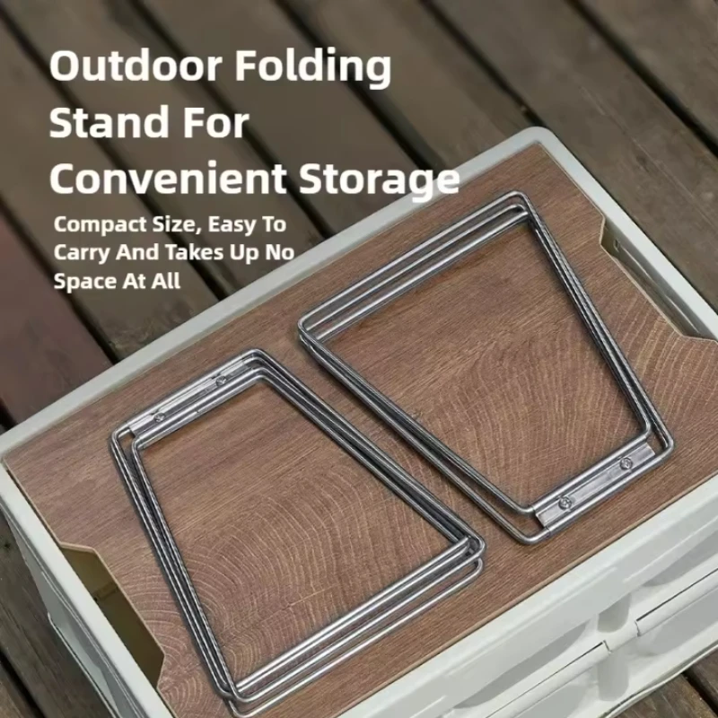 

Cooler Box Stand Ice Box Holder Outdoor Camping Box Storage Stand Plastic Folding Box Support Shelf Camping Supply Convenient