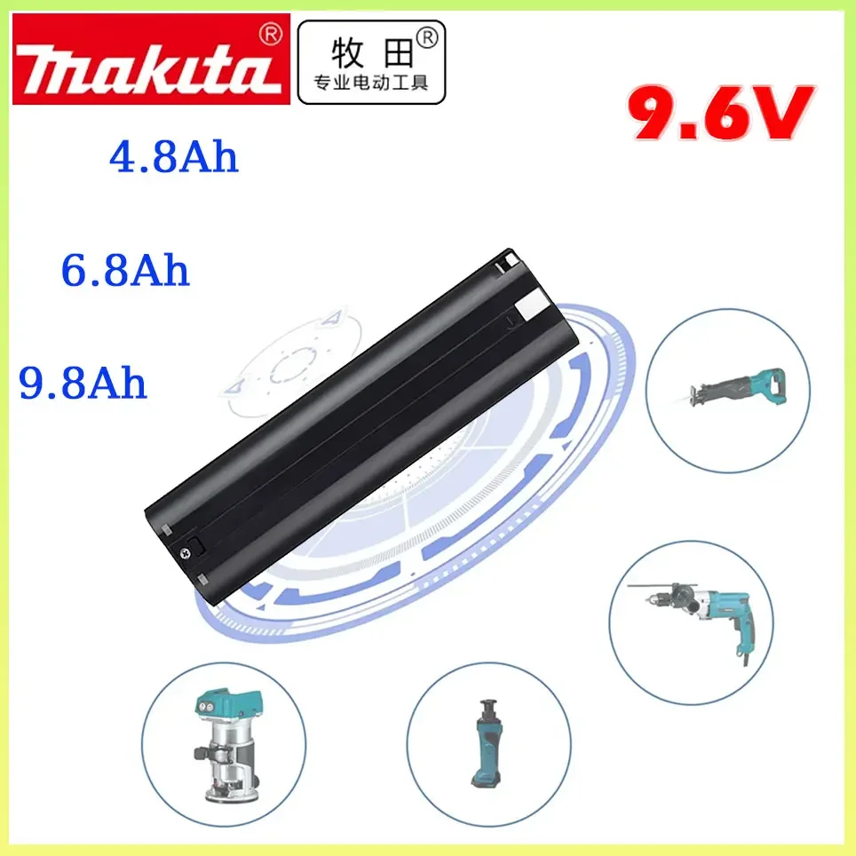 

Makita 4.8Ah/6.8AH/9.8AH 9.6V Ni MH Battery Replacement 9000 9000 902 9033 6095D 6096D 6093D 6012HD DA391D 5090D 4390D 5090D