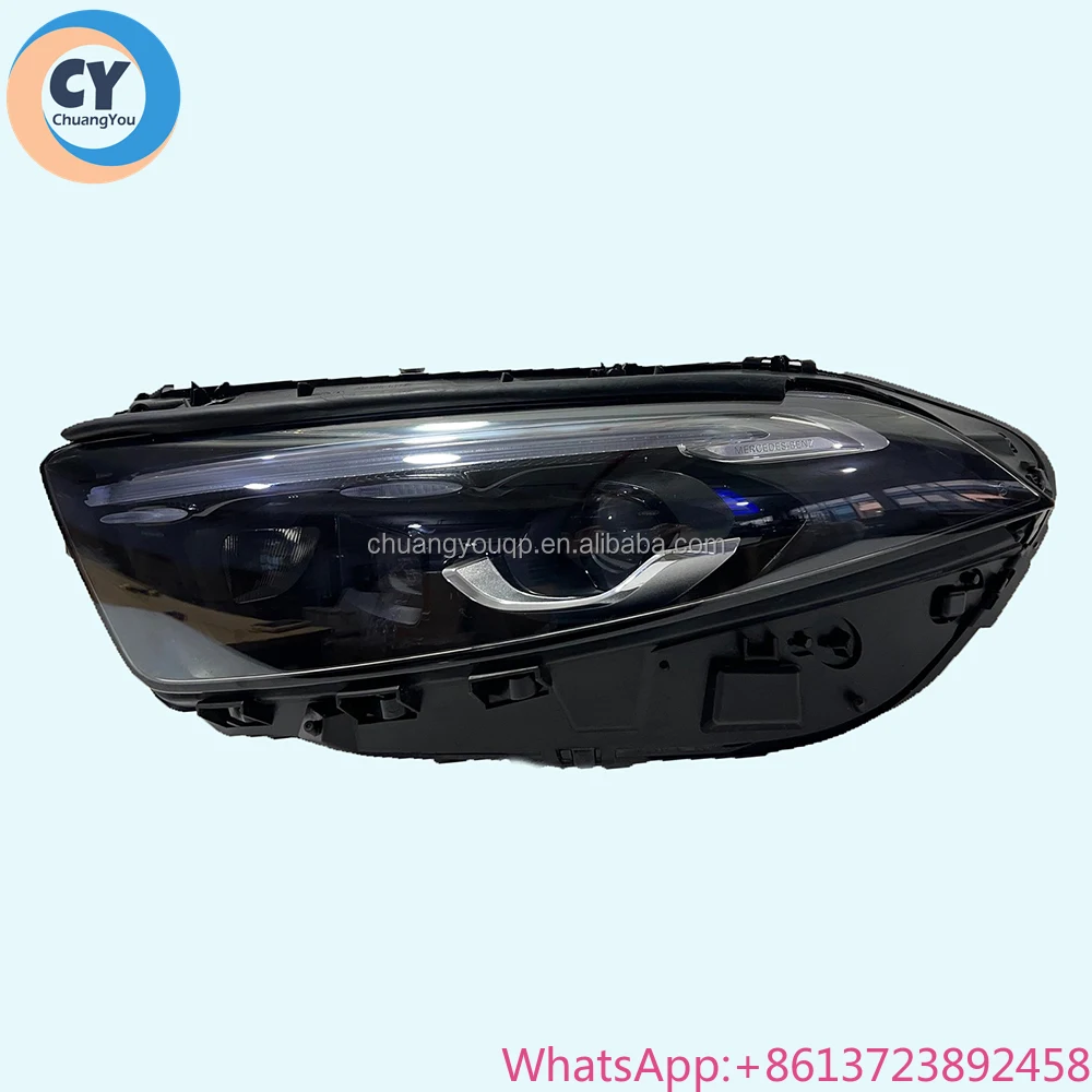 For Mercedes-benz AMG A-Class Headlight W177 2023 2024 2025 Original HeadlampTall 177 A250 A260 AMG A35 A45 Geometric High Light