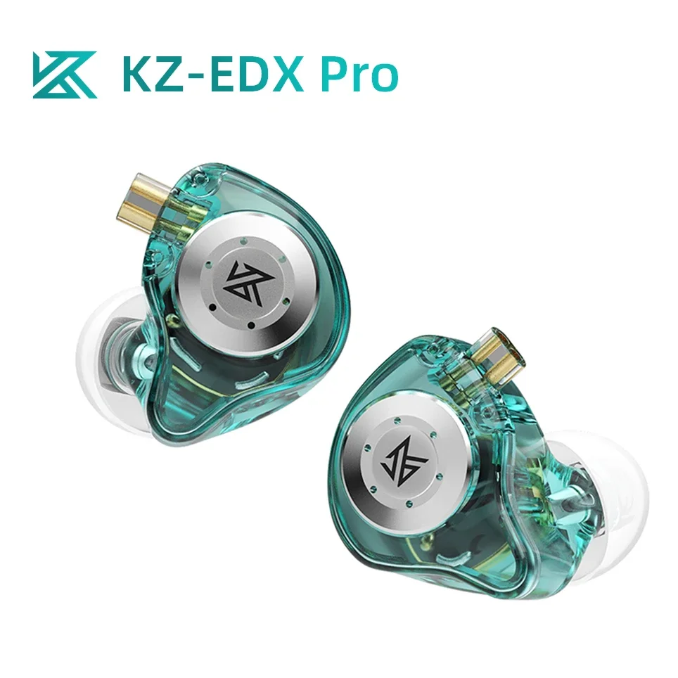 KZ EDX Pro tecnología híbrida auriculares intrauditivos HIFI auriculares con cable auriculares bajos auriculares deportivos con cancelación de ruido