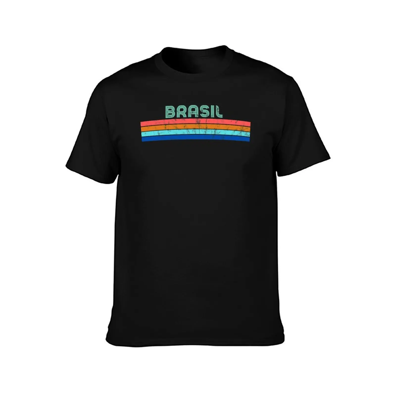 Brazil Cool Retro For Yourself, Brazilians, Or Travel Lovers T-Shirt Comfortable Daily Wear Tee