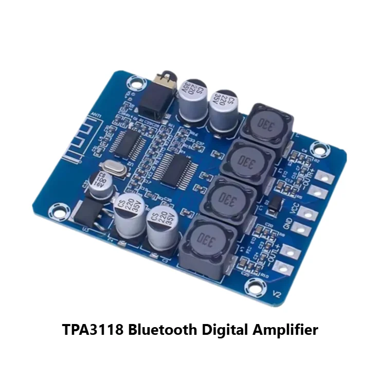 TPA3118 Bluetooth Digital Amplifier Board 2x30W Stereo Class D Audio Module for DIY Speaker