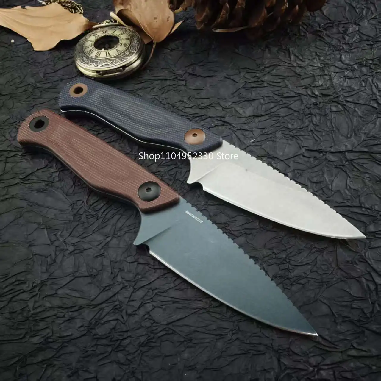 

BM203-1 Dacian D2 Blade EDC Pocket Knife Fixed Straight Design Camping Fishing Backpacking Jungle Tour Outdoor Household Cutter