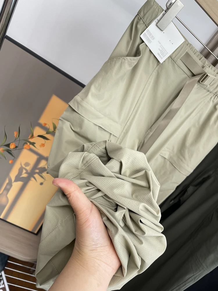 3D テーラードメンズワークパンツ防風防水通気性カジュアルロングパンツ春のファッション若者アクティブスタイル