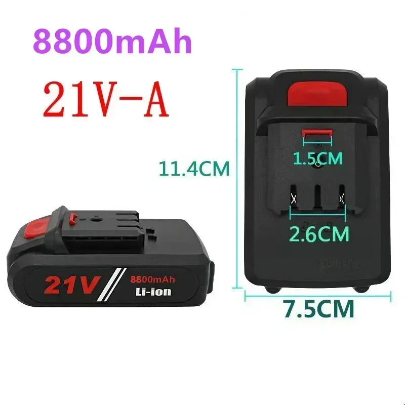 21V/36V WORX Rechargeable Lithium Ion 🔋Battery 8800/9800mAh For Electric Power Tool For WORX Replacement High Capacity