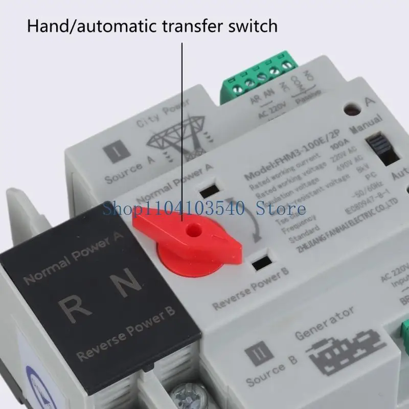 

02DC 2P Automatic Transfer Electrical Selector Switches Generator Changeover Switches