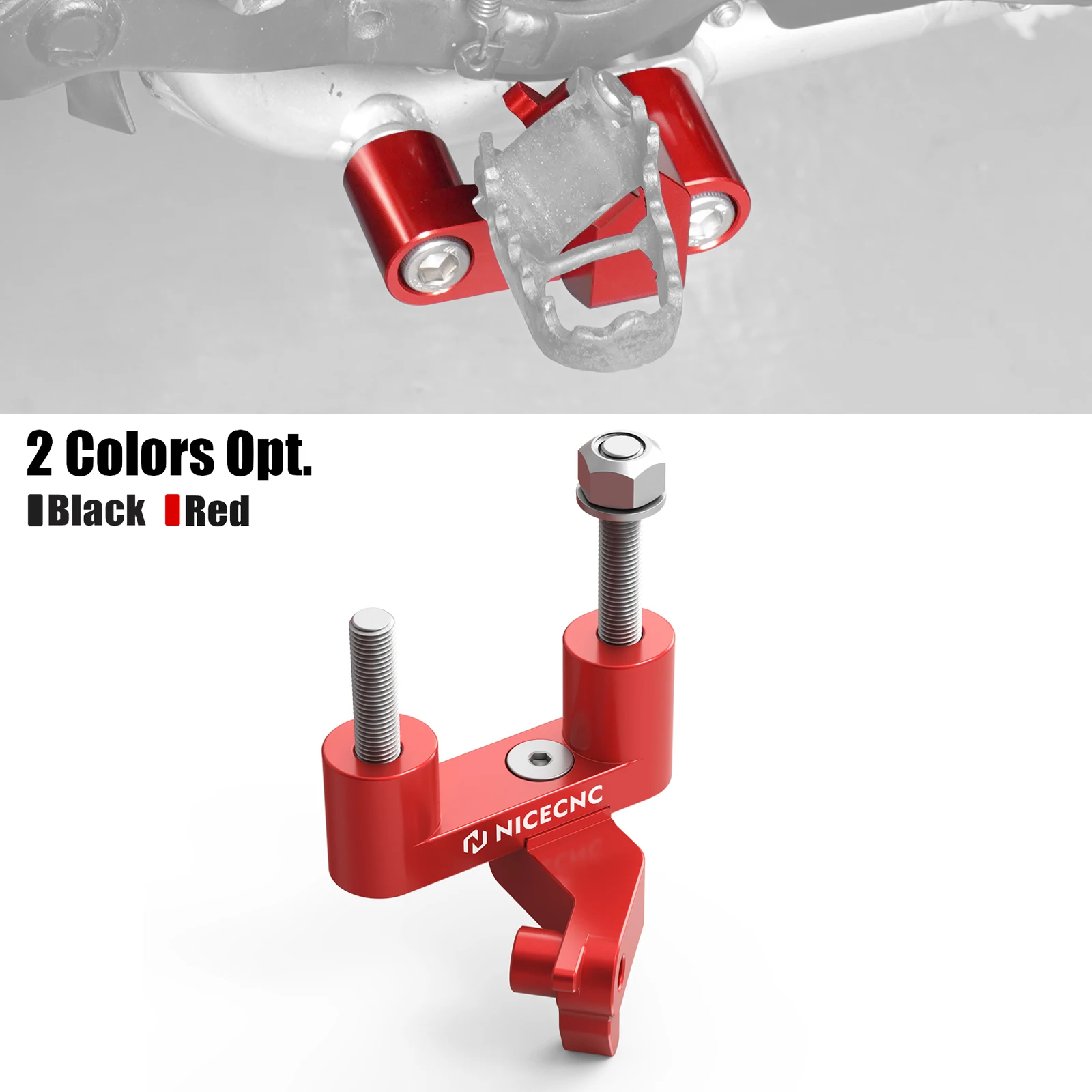

NICECNC For Honda XR650L XR 650L XR 650L 1993-2024 2023 2022 2021 2020 2019 2018 2017 2016 Motorcycle Right Footpeg Peg Mount