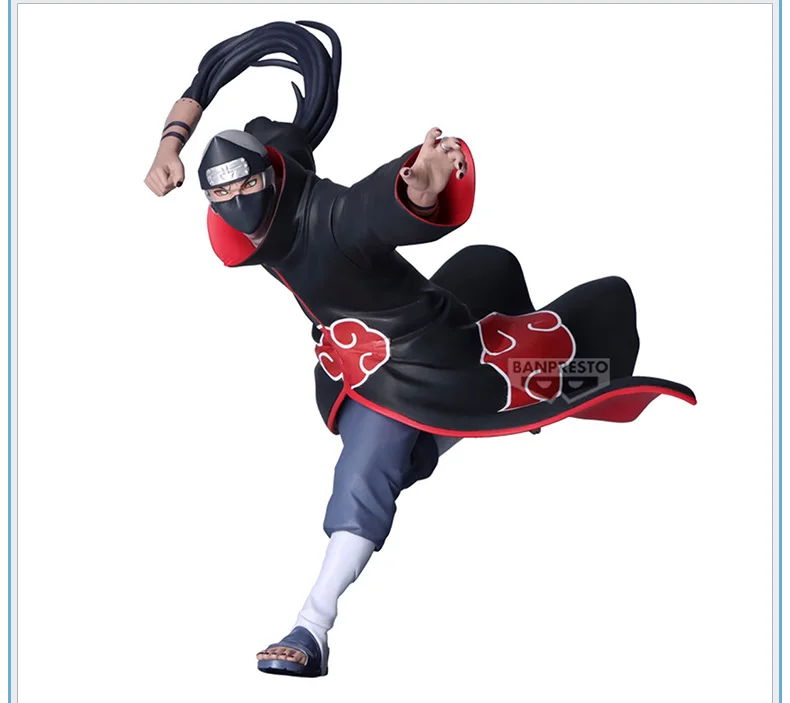 Bandai estrelas de vibração originais naruto kakuzu & dor anime figuras de ação ornamentos de mesa modelo hobbies colecionáveis