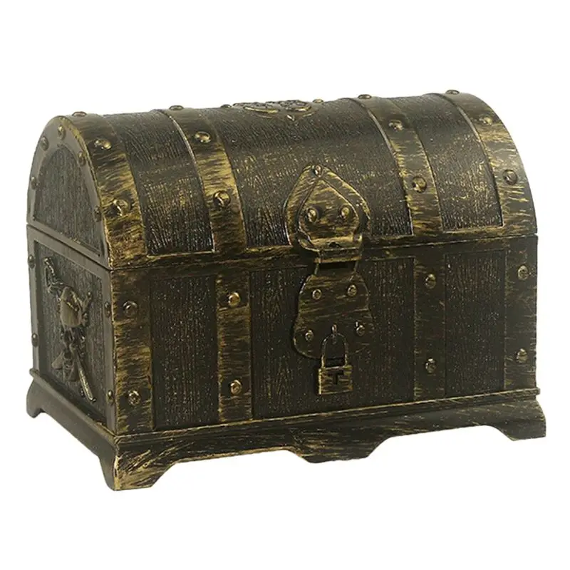 

ABMV-Hunt Pirate Box Plastic Decorative House Game For Kids Retro Party Decoration Gifts