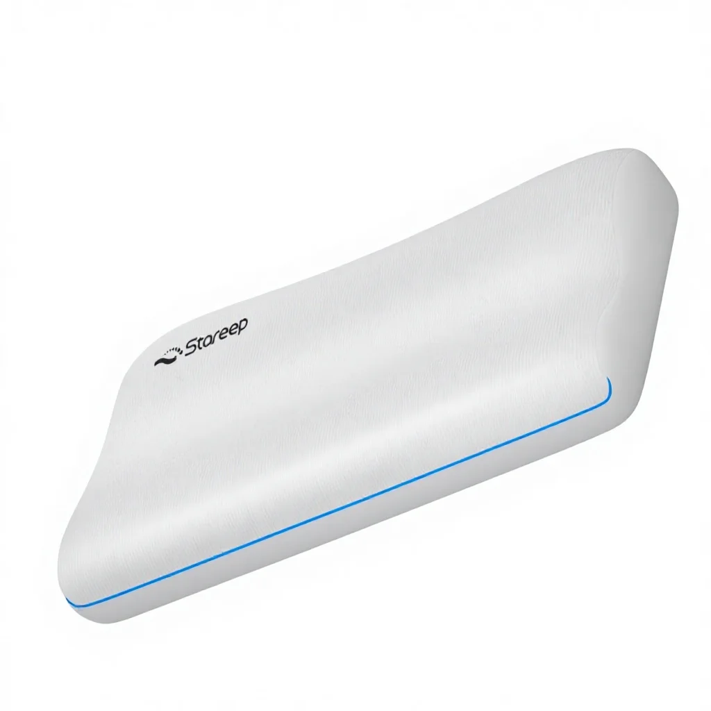 

Anti- Snore Pillow improving airflow during sleep