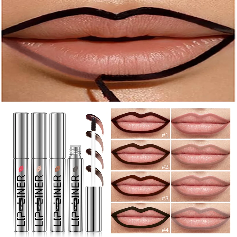 リップライナー ピールオフ タトゥー 防水 リップグロス マット ロングラスティング マット リップティント ブラウン 輪郭 ティアオフ 唇 ステイン 化粧品
