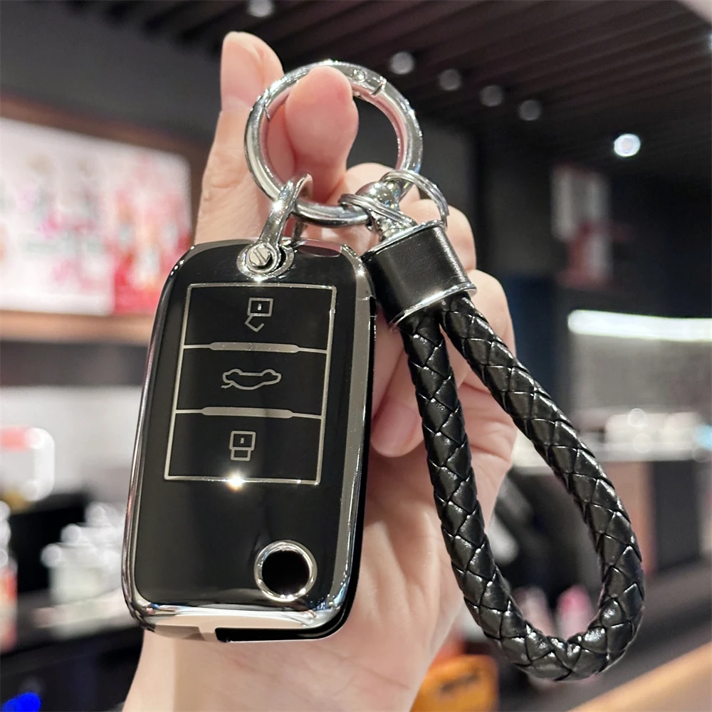 سلسلة مفاتيح السيارة، غطاء مفتاح فوب لـ MG ZS GT GS 350 360 750 W5، لـ Roewe RX5 MG3 MG5 MG6 MG7 غطاء حماية بدون مفتاح ملحقات السيارات #1