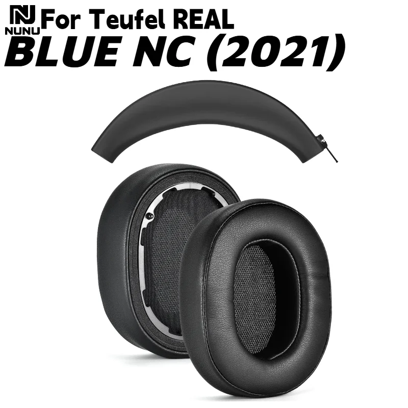 Image of Ersatz-Ohrpolster aus Protein-Memory-Schaum / Silikon-Reißverschluss-Kopfbügelschutz für Teufel REAL BLUE NC (2021) Kopfhörer