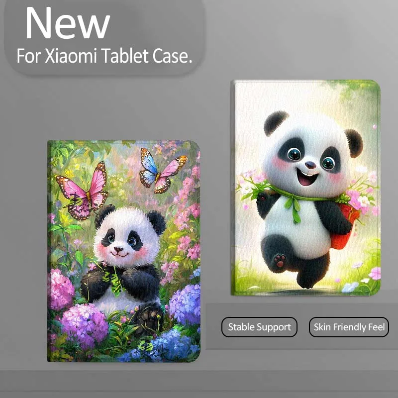 

Cartoon Anime Panda For Xiaomi Redmi Mi Pad 4 5 6 7 8 K SE Mini Pro Plus Max 10.1 11.2 inch Tablet Case