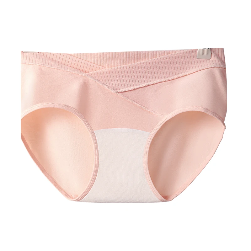 سراويل داخلية قطنية عصرية للنساء الحوامل ملابس قابلة للتنفس في الحمل ملابس داخلية للأمهات ملابس الأمومة لباس داخلي للأمهات