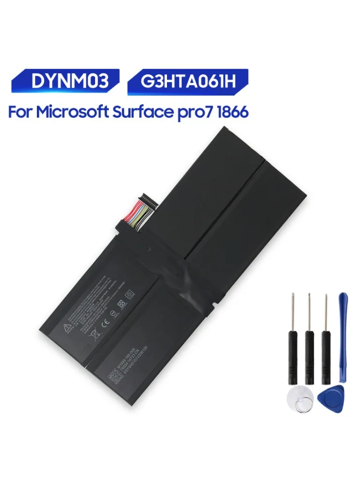Bateria zamienna do Microsoft Surface pro7 pro 7 1866 DYNM03 G3HTA061H 5702mAh — zdjęcie produktu 6