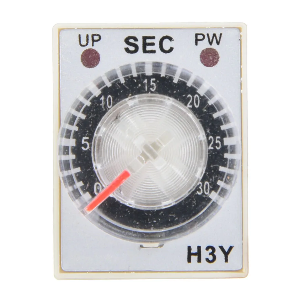 8Pin Time Relay DC 24V Time Control Switch 30S Adjustable Time Delay Timer Industrial Control Tools Electrify Delay