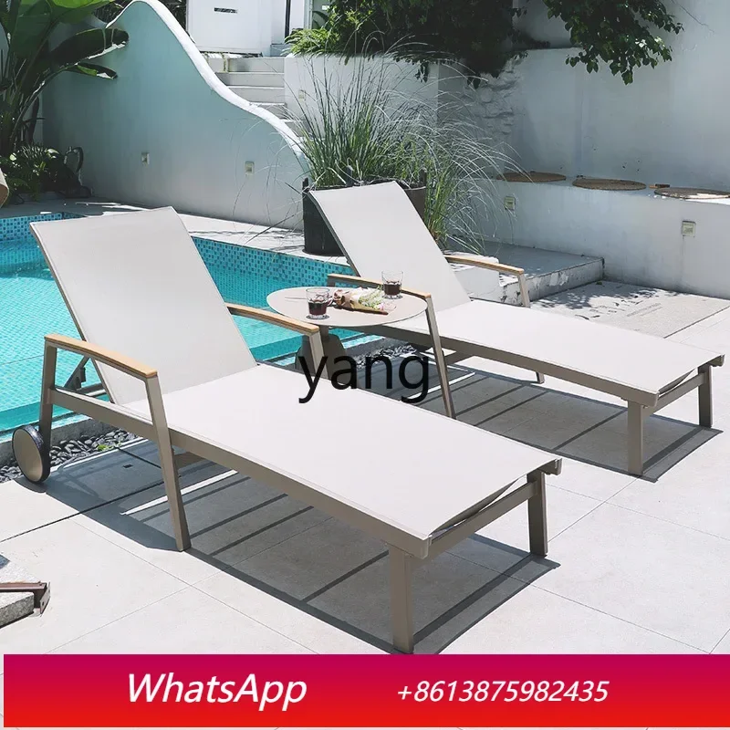 

LTT outdoor bed patio balcony waterproof sunscreen deck chair garden outdoor beach chair