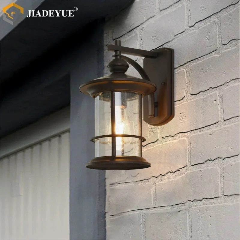 Modern outdoor waterproof wall lamp LED balcony garden corridor outdoor wall lamp external wall courtyard lamp
