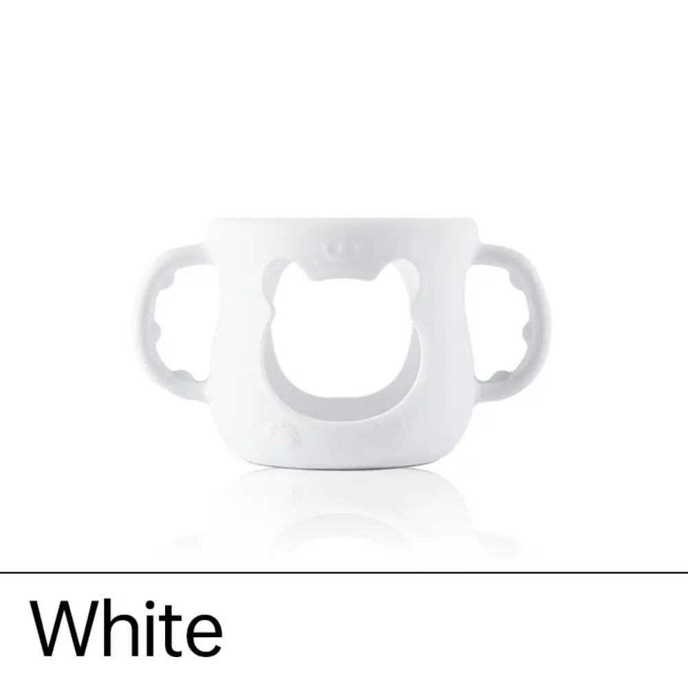 Universal Baby Bottle Cover Anti Break with Handles Baby Bottle Holder Thermal Insulation Durable Glass Bottle Sleeves Baby
