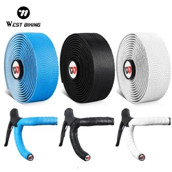 WEST BIKING Road Bicycle Handlebar Tape Non-slip PU EVA Bike Handlebar Strap Racing Bike Drop Bar Tape Road Cycling Accessories