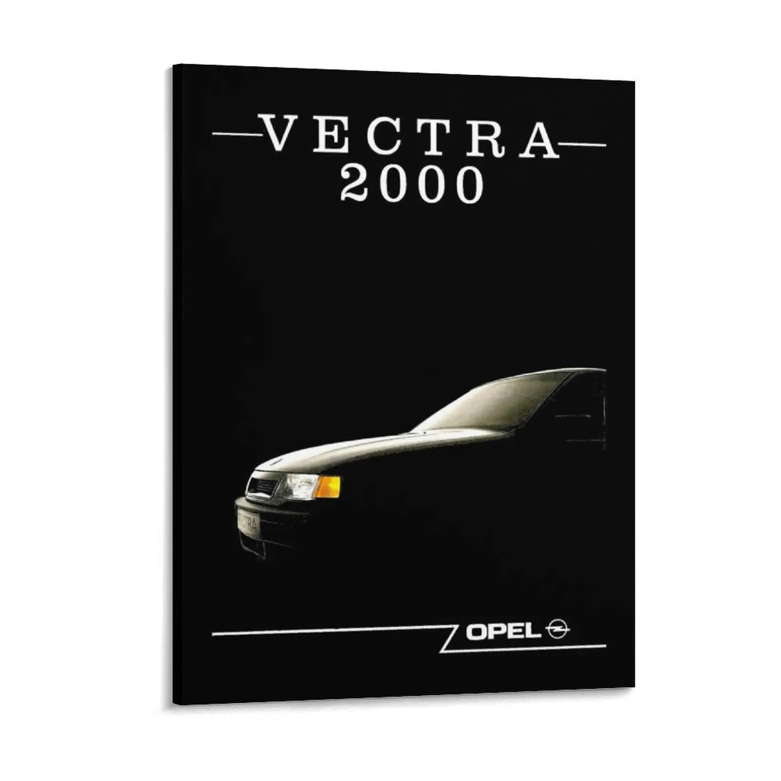 

Opel Vectra 4x4 Brochure Canvas Painting Plates Club Party Pub Garage Vintage Framed Wall Painting