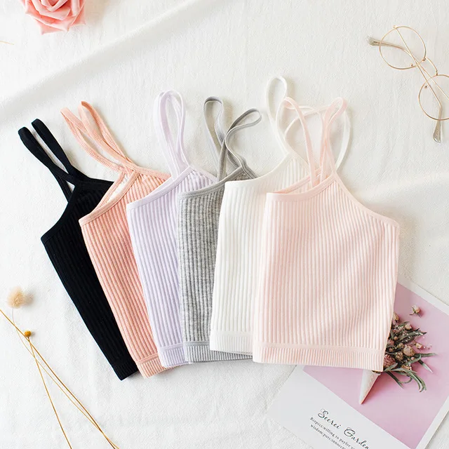 2022 New Girls Bras Teenage Women Camisole Girls Training Bras Underwears Tops for Girls