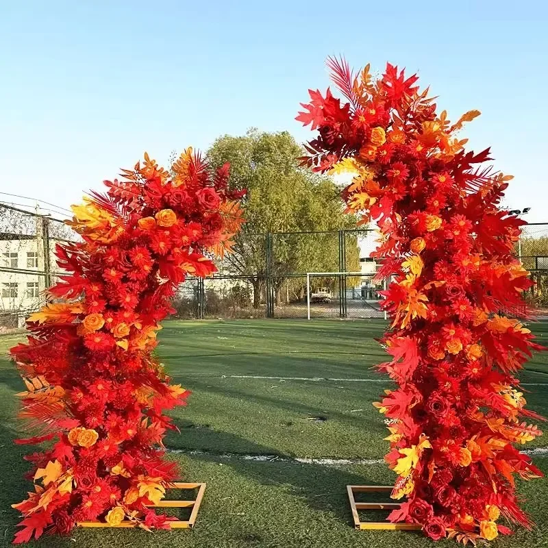 Wedding props wrought iron arch horn door ivory door flower stand decoration outdoor lawn wedding decoration decoration backgrou