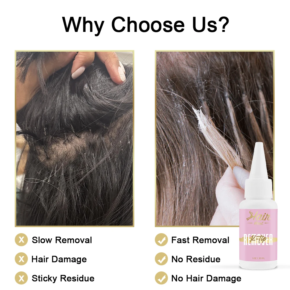 مجموعة أدوات إزالة وصلات الشعر K Tip - مزيل بخاخ 1 × 100 مل، كماشة وفرش أدوات إزالة سلاسل الكيراتين لوصلات الشعر الانصهار