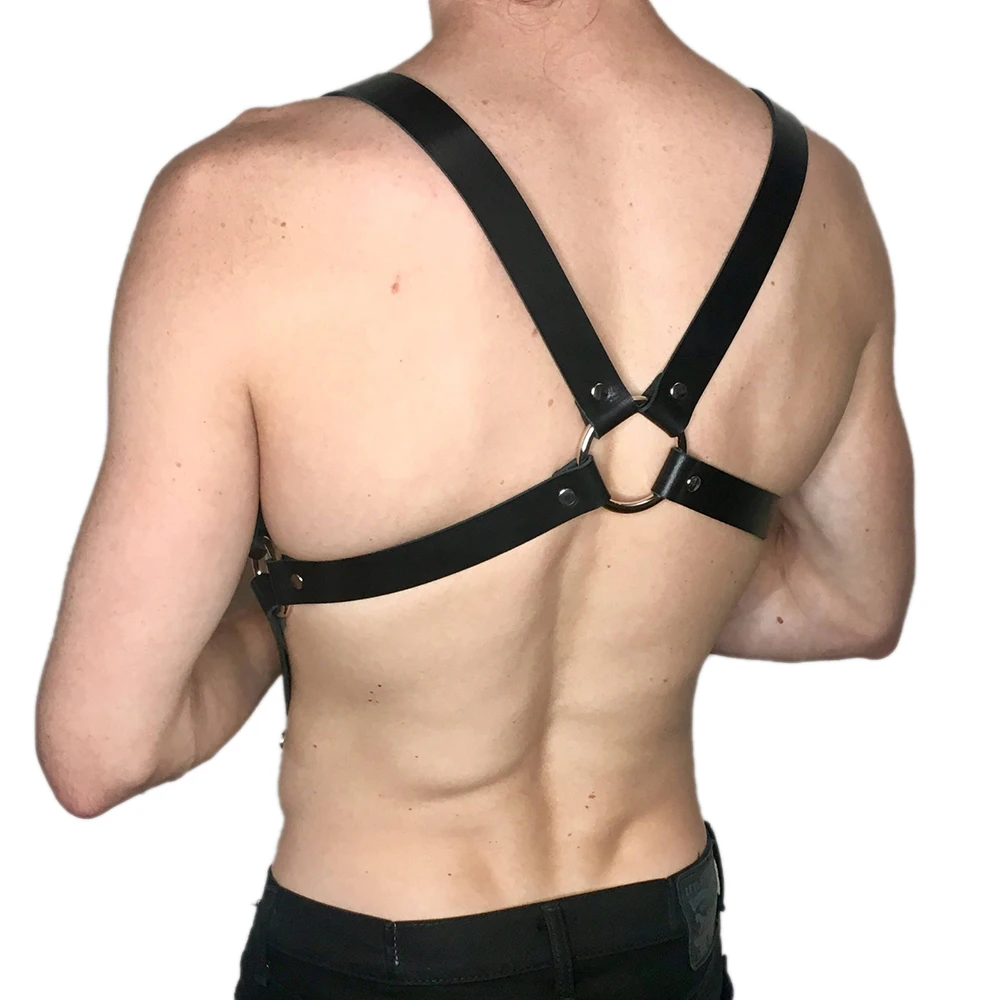 Arnés de Sword Bondage para hombre, lencería gótica de pecho Bdsm, arnés de pecho corporal de cuero, Correa fetiche Sexy Gay, accesorios eróticos