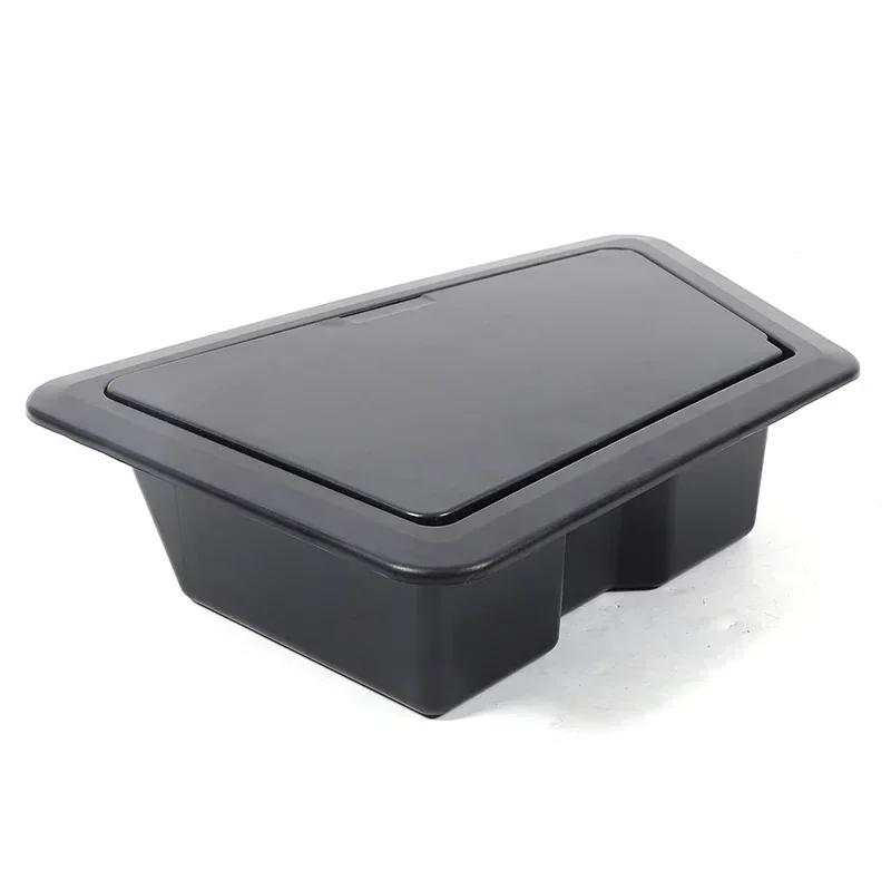 For BMW 5 Series G60 2024-2025 ABS Black Car Rear Trunk Side Storage Box Multi Functional Storage Box Interior Car Accessories