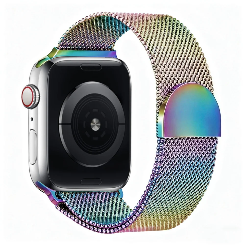 Metal Milanese Strap for Apple Watch Band Ultra3/2 49mm 11 10 9 8 7 Magnetic Bracelet iWatch 6 5 4 SE2 46mm 45mm 41mm 44mm 40mm