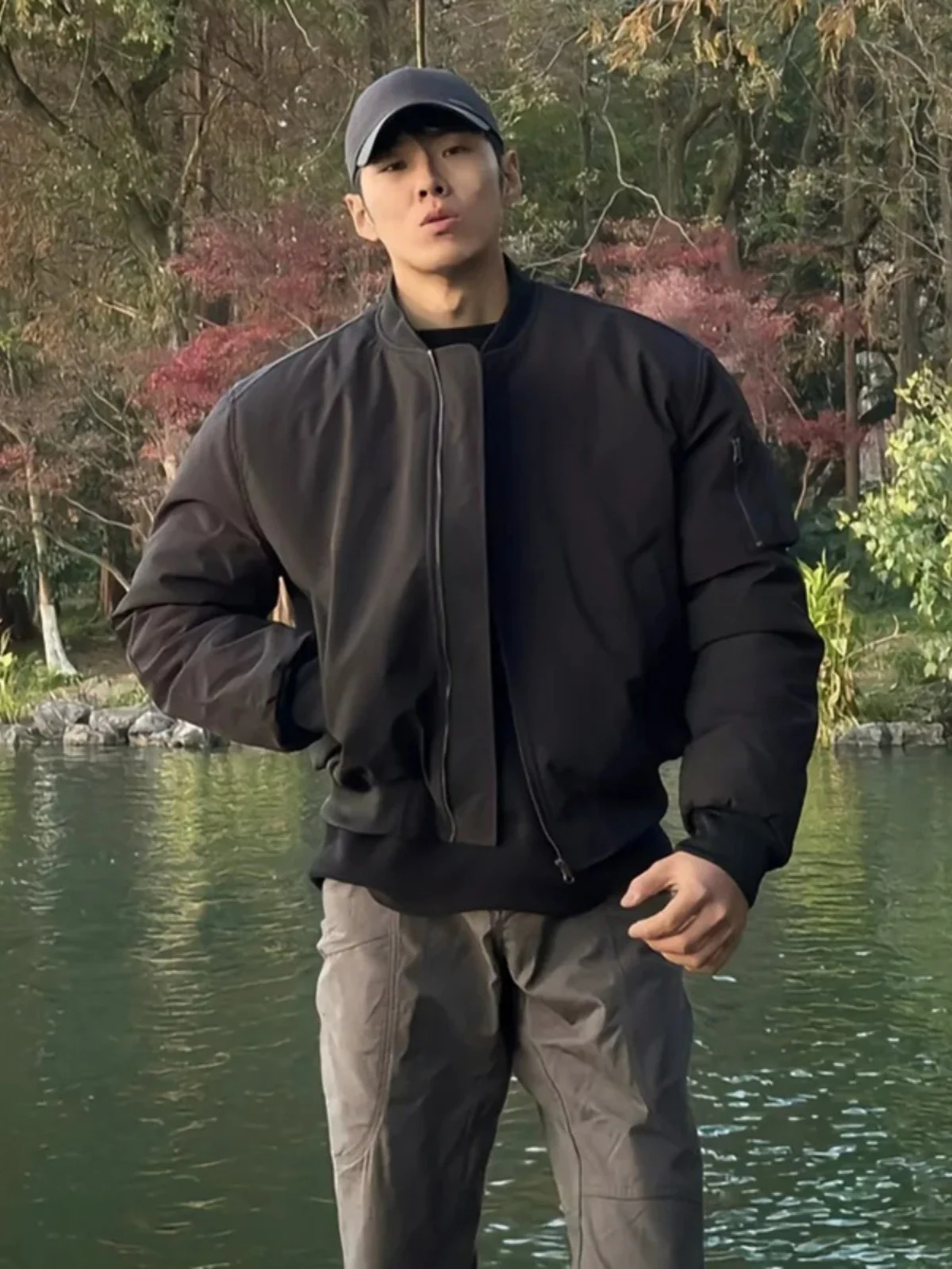 

Мужская куртка American Sle Pilot: бейсбольная куртка-бомбер для весны, осени и зимы, повседневная модная одежда