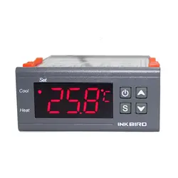 INKBIRD ITC-1000 Digital Temperature Controller All-Purpose Electronic Heating and Cooling Dual Relay Thermostat with NTC Sensor