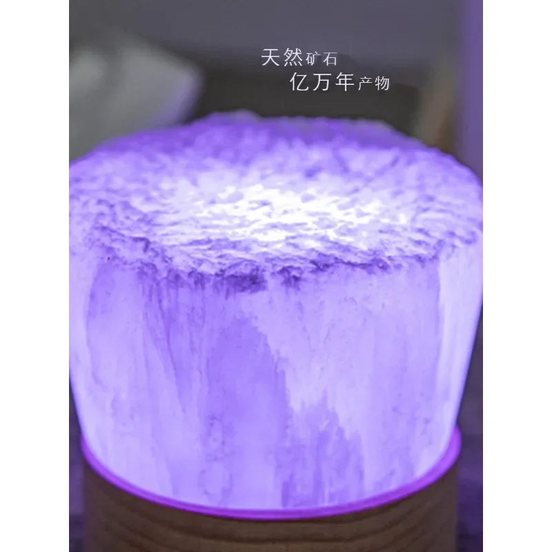 Natural Aromatherapy Stone Fireless Crystal Aromatherapy Bedroom Bedside Creative Nightlight Sleep Aid Decoration