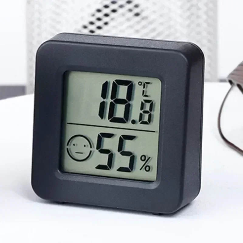 1pcs Mini Thermometer Humidity Meter Sensor Home  Electronic Monitor Indoor Portable Desktop Digital Gauge Room Temperature