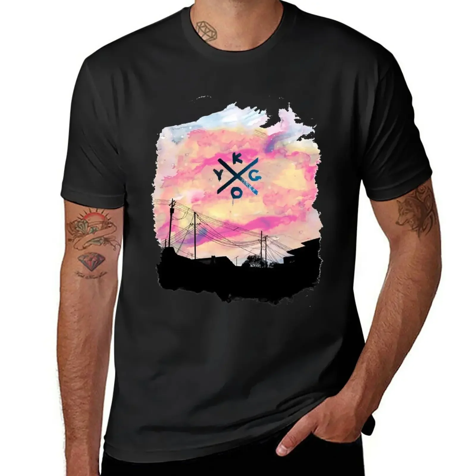 

KYGO City T-Shirt new edition vintage sweat mens cotton t shirts