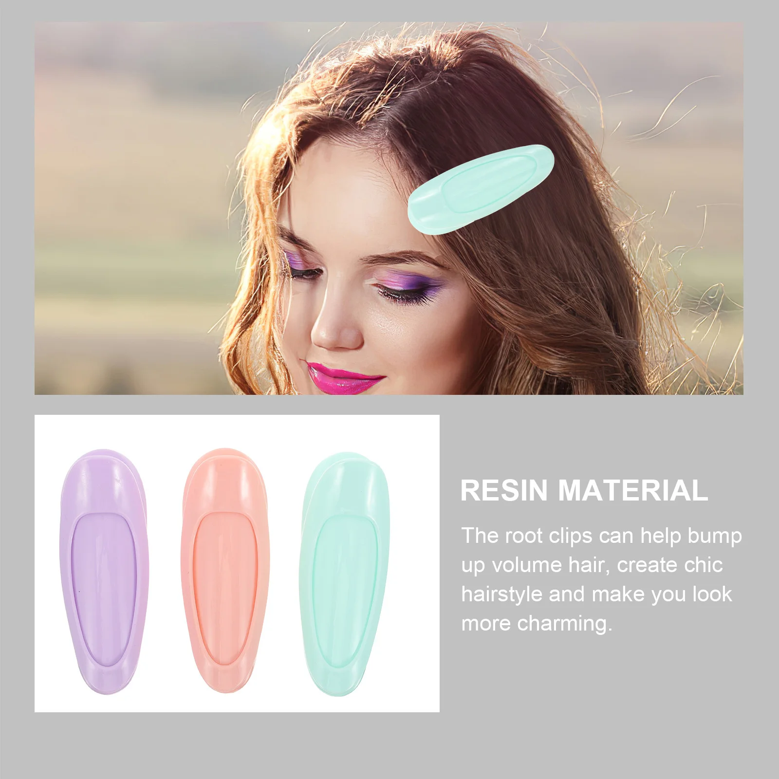 

6pcs Root For Curly Volume Lightweight Volumizing Easy To Use All Types Bang Roller Clips Large Curlers For Volume Hair Rollers