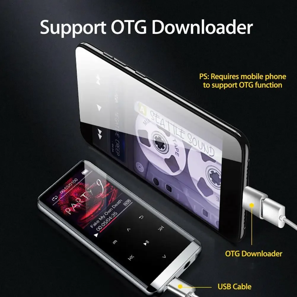 8GB-64GB بلوتوث مشغل MP3 الرياضة الموسيقى وكمان AVI فيديو وسائل الإعلام راديو FM المنشط مسجل صوت Espia ميكروفون MP3 لاعب #5