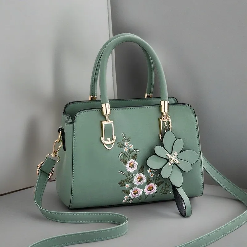 

2025 новая женская водонепроницаемая модная сумка из искусственной кожи большой вместимости, сумка через плечо, городская модная сумка-хобо с принтом ins