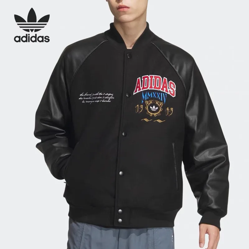 ADIDAS Clover Baseball Warm and Comfortable Sports Casual Cotton Clothes JD5793