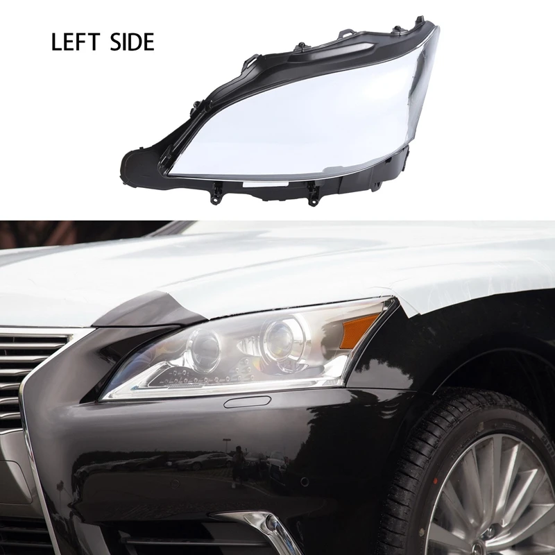 

For Lexus LS460 LS600 13-16 Headlight Shell Lamp Shade Transparent Cover Headlight Glass Head Light Lamp Cover