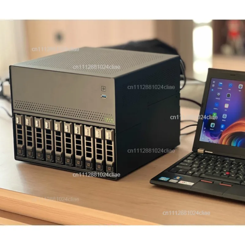 N10nas chassis 10+2 slot matx motherboard supports 1u power supply aluminum alloy shell no pallet