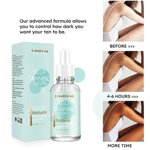 Auto-bronzeamento gotas Body Tanner, loção bronzeador sem sol, aparência natural, cuidados com a pele do corpo 8 principais vendas bronzeamento à jato - №8